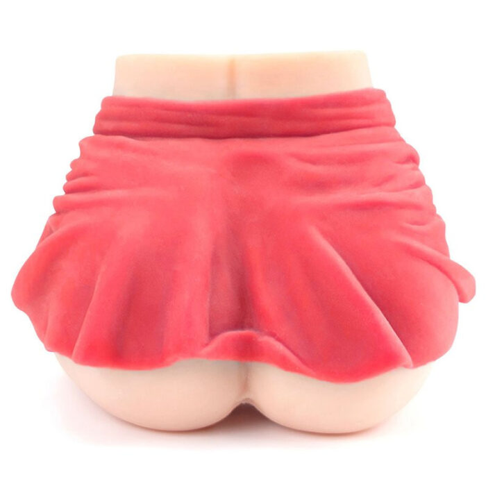 Vagina-masturbator-male-sextoy-realistic-red_2 Realističen vagina masturbator z rdečim mini krilom