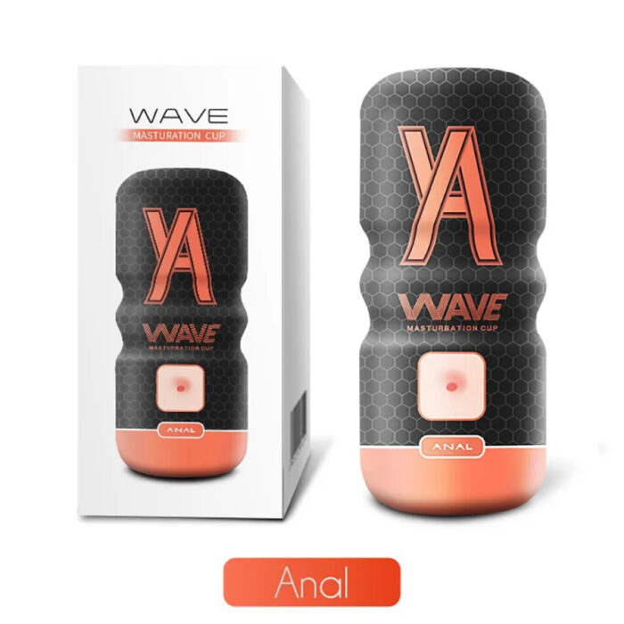 Wave-masturbator-male-sextoy-purple-artificial-anus_1 Masturbator v valju Wave orange anus
