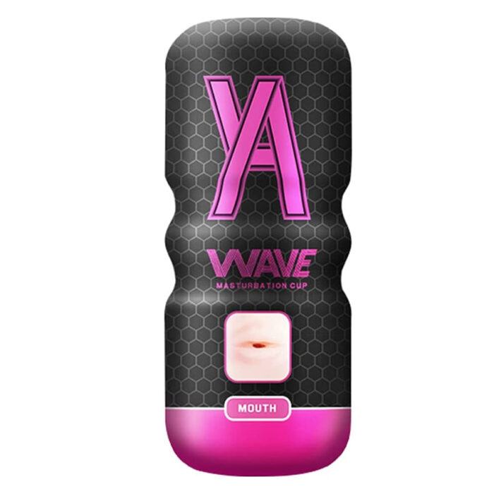Masturbator v valju Wave purple usta
