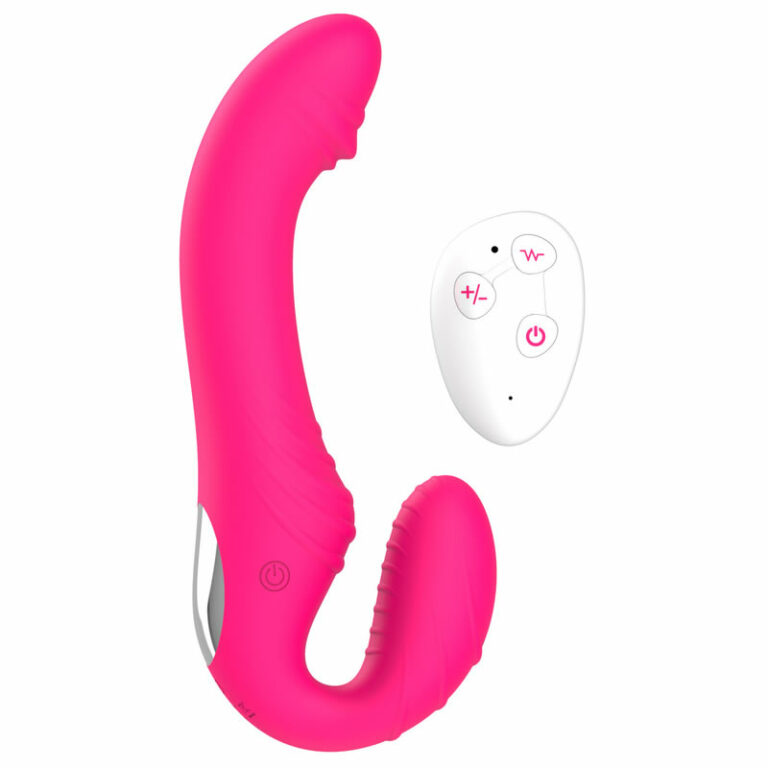 Roma vibracijski Strapless strap-on z daljincem