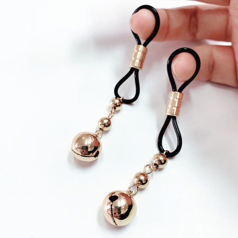 Scipalki-za-bradavice-Copper-bells_1 Obroček za bradavice z obeskom