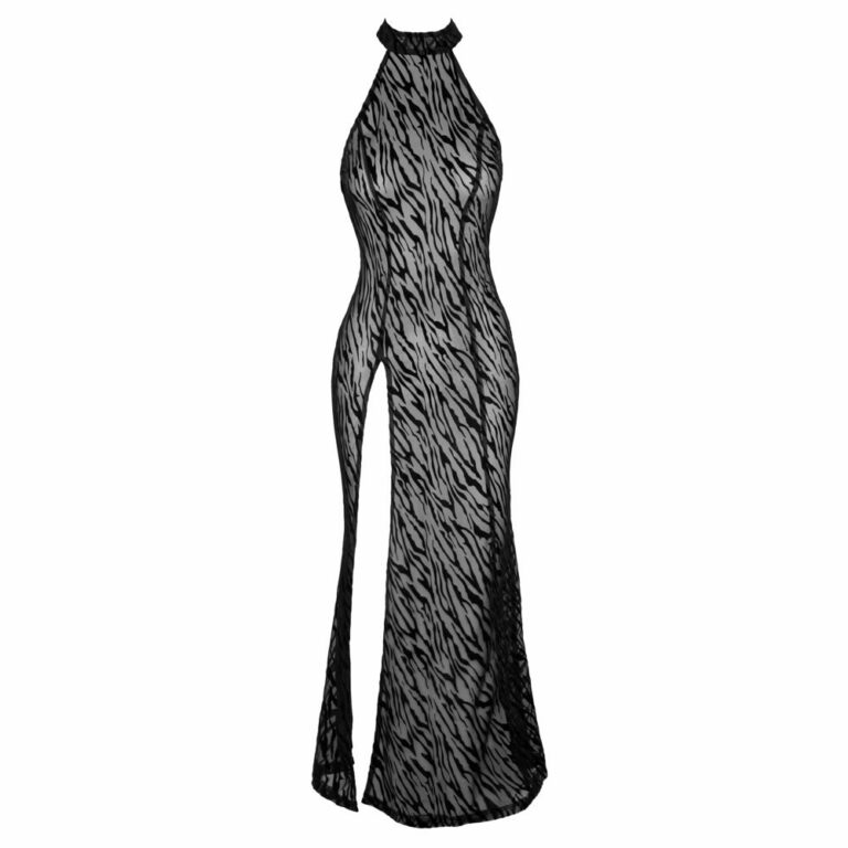 Dolga-prosojna-obleka-Noir-handmade-2717930_3 Prosojna maksi obleka z razporkom Noir