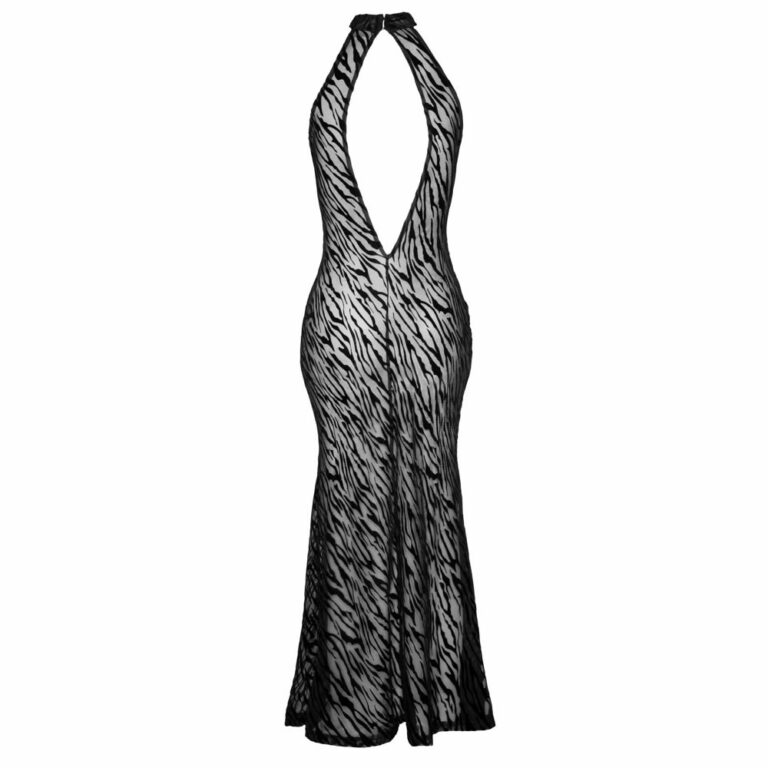 Dolga-prosojna-obleka-Noir-handmade-2717930_4 Prosojna maksi obleka z razporkom Noir