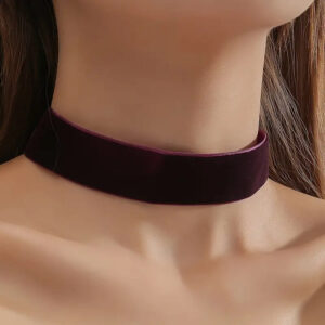 Dark purple choker