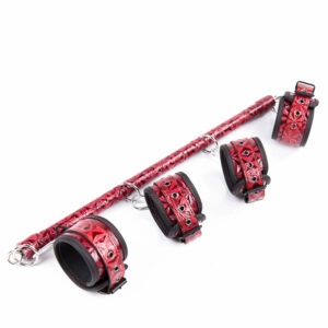 Diamond-patterned-spreader-bar-bdsm-set_3 BDSM komplet Diamond pattern spreader bar