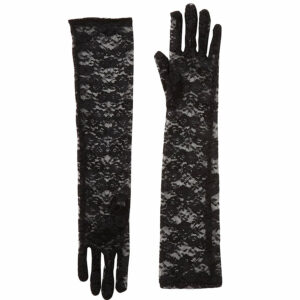 Rokavice iz čipke črne