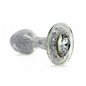 Steklen čep z diamantom Stardust Gem