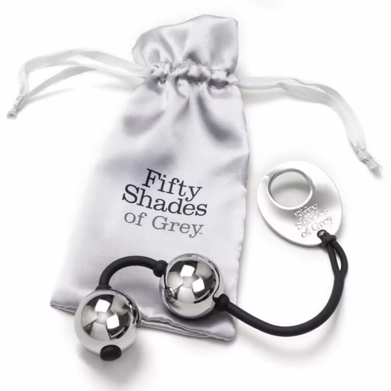 Fifty Shades of Grey Inner Goddes Silver pleasure balls mošnjiček