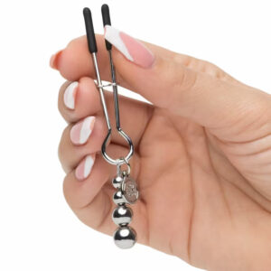 Fifty Shades of Grey Pleasure overload 10 Days of play ščipalki za bradavice