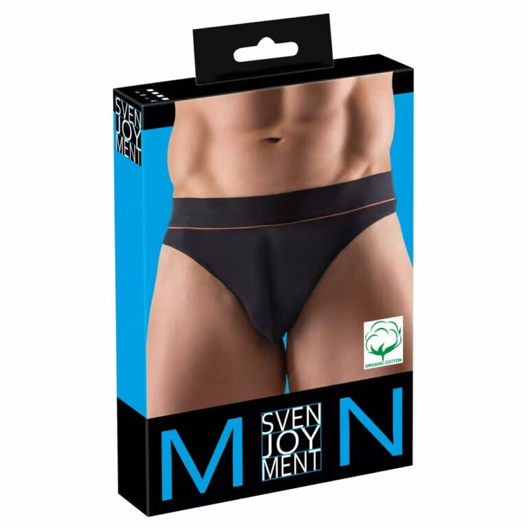 Svenjoyment-mam-string-black-with-red-stripe-21116321701_3 Moške tangice s črto Svenjoyment