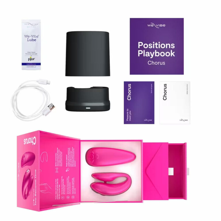 We-Vibe-Coules-vibrator-Chorus-pink_13 We-Vibe Chorus roza - kaj je v škatli