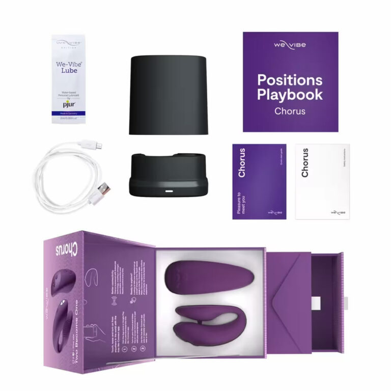 We-Vibe Chorus vijoličen - kaj je v škatli