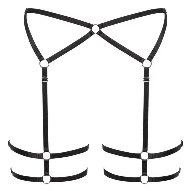 Pas s podvezo v harness slogu