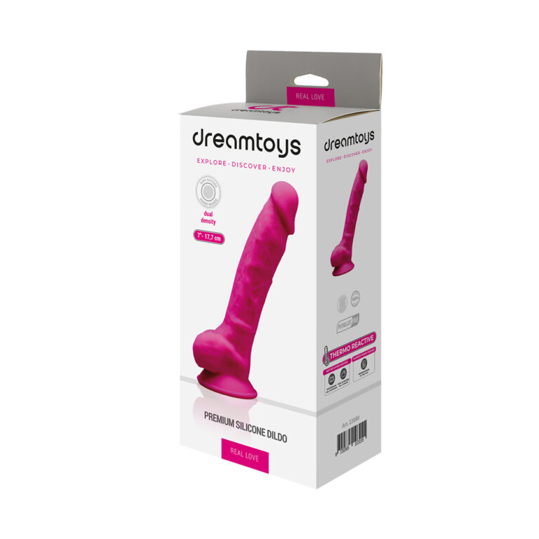 Lolita-erotic-shop-Real-love-dilodo-7-inch-fuchsia-silexpan-dong_4 Dream Toys Real Love 7" dildo fuksija