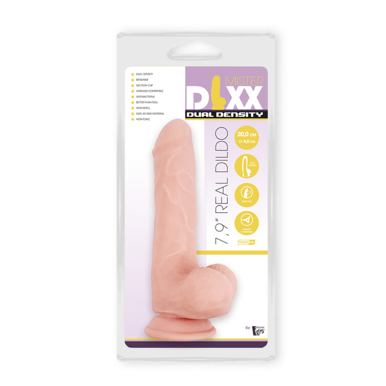 Lolita-erotic-shop-dreamtoys-Mr-Dixx-7,9-inch-dual-density-dildo-4 Mr Dixx Dual Density Dildo 7.9 inch