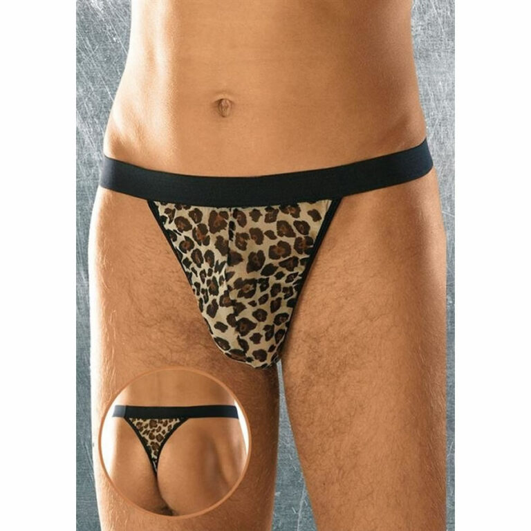 Lolita-erotic-shop-moske-tangice-leopard-4457-Softline_1 Moške tanga hlačke SFL 4457 leopard