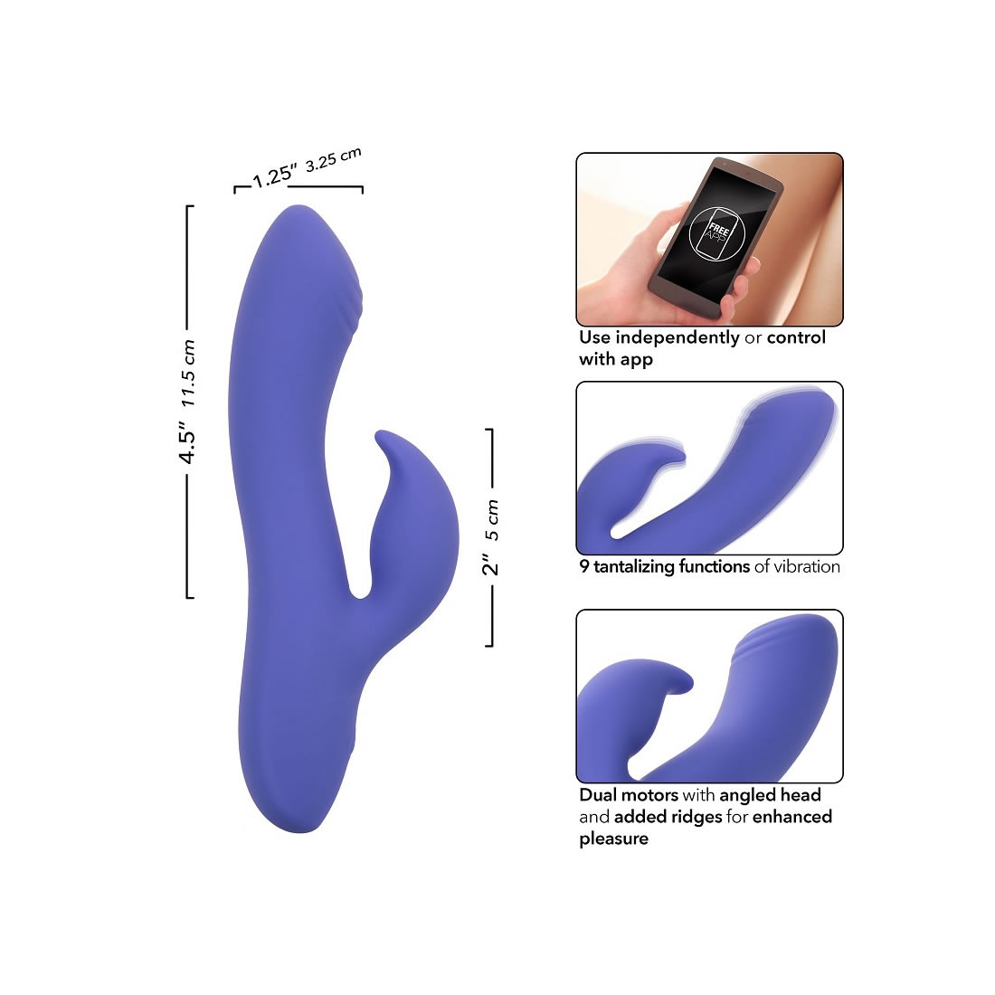 Lolita-erotic-shop-Calexotics-Connect-Dual-stimulator-rabbit-vibrator-2 Calexotics Connect Dual stimulator Rabbit vibrator