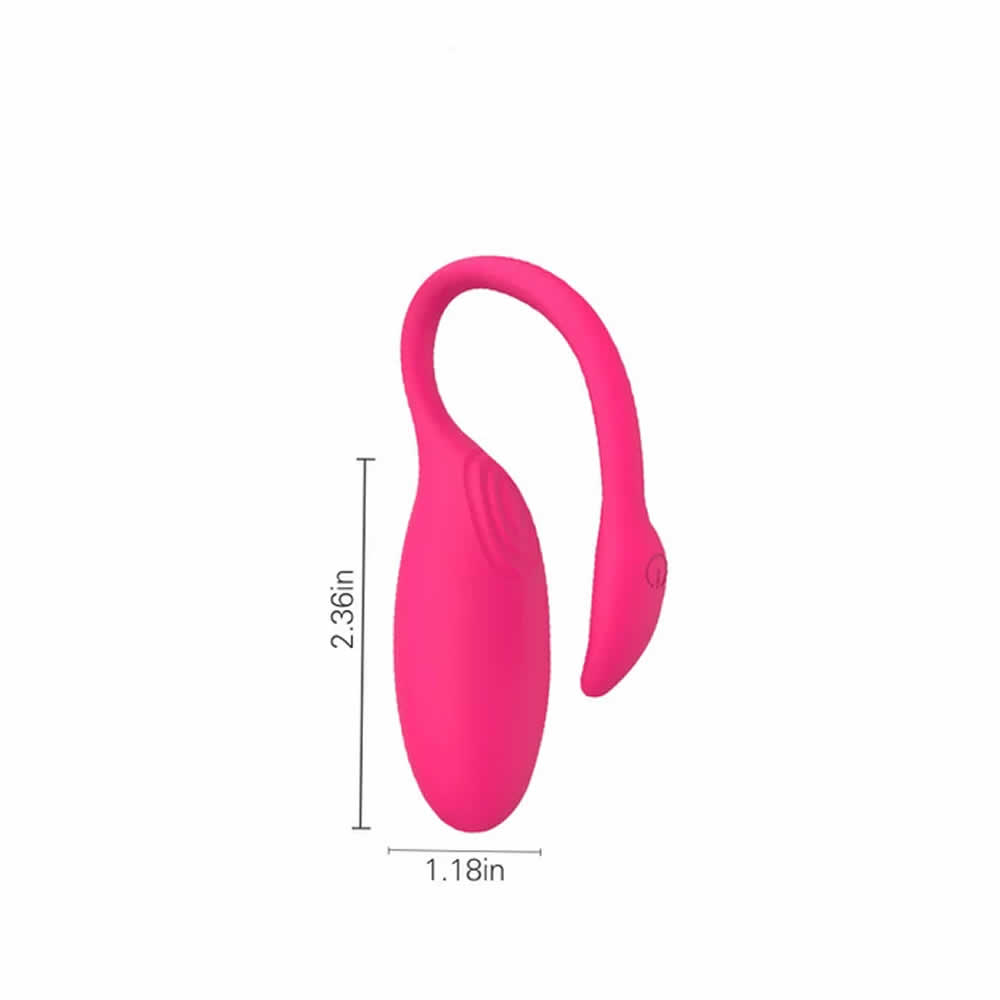 Lolita-LifeStyle-Magic-Motion-Flamingo-hot-pink-2 Dimenzije jajčka Magic motion Flamingo App vibracijski jajček
