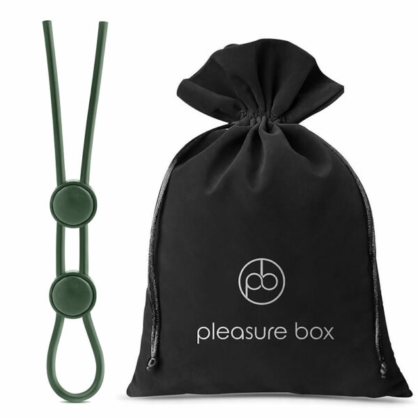 Pleasure-box-Love-to-play-for-him-6 erekcijski obroček in mošnjiček za shranjevanje igrač