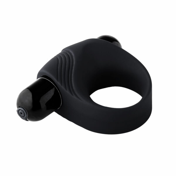 Ramrod-vibrating-c-ring-with-big-bullet-black-1 Obroček z vibracijskim nabojem Ramrod