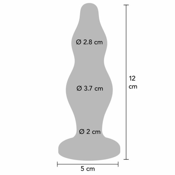 Toyjoy-Buttocks-Buttplug-The-Striker-blue-3 Analni čep ToyJoy Buttocks the Striker