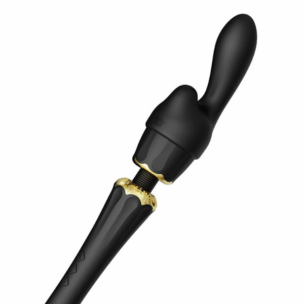 Zalo-Wand-vibrator-Kyro-massager-black-4 Finger attachment Zalo Kyro black