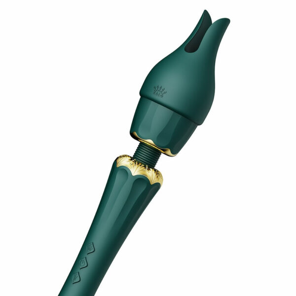 Zalo-Wand-vibrator-Kyro-massager-green-3 Zalo Wand vibrator Kyro zelen