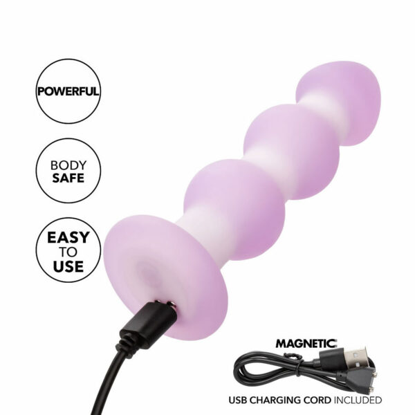 Claexotics-Lavender-haze-beaded-probe-vibrating butt-plug-3 Analni vibrator Lavender Haze Beaded Probe