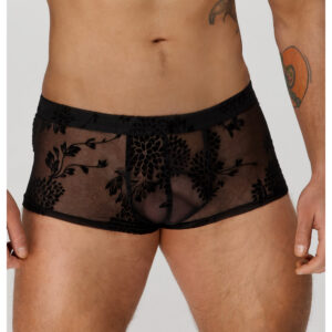 Noir Moške bokserke Flock embroidery