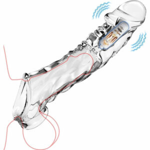 Podaljšek penisa z vibratorjem Dragon Root