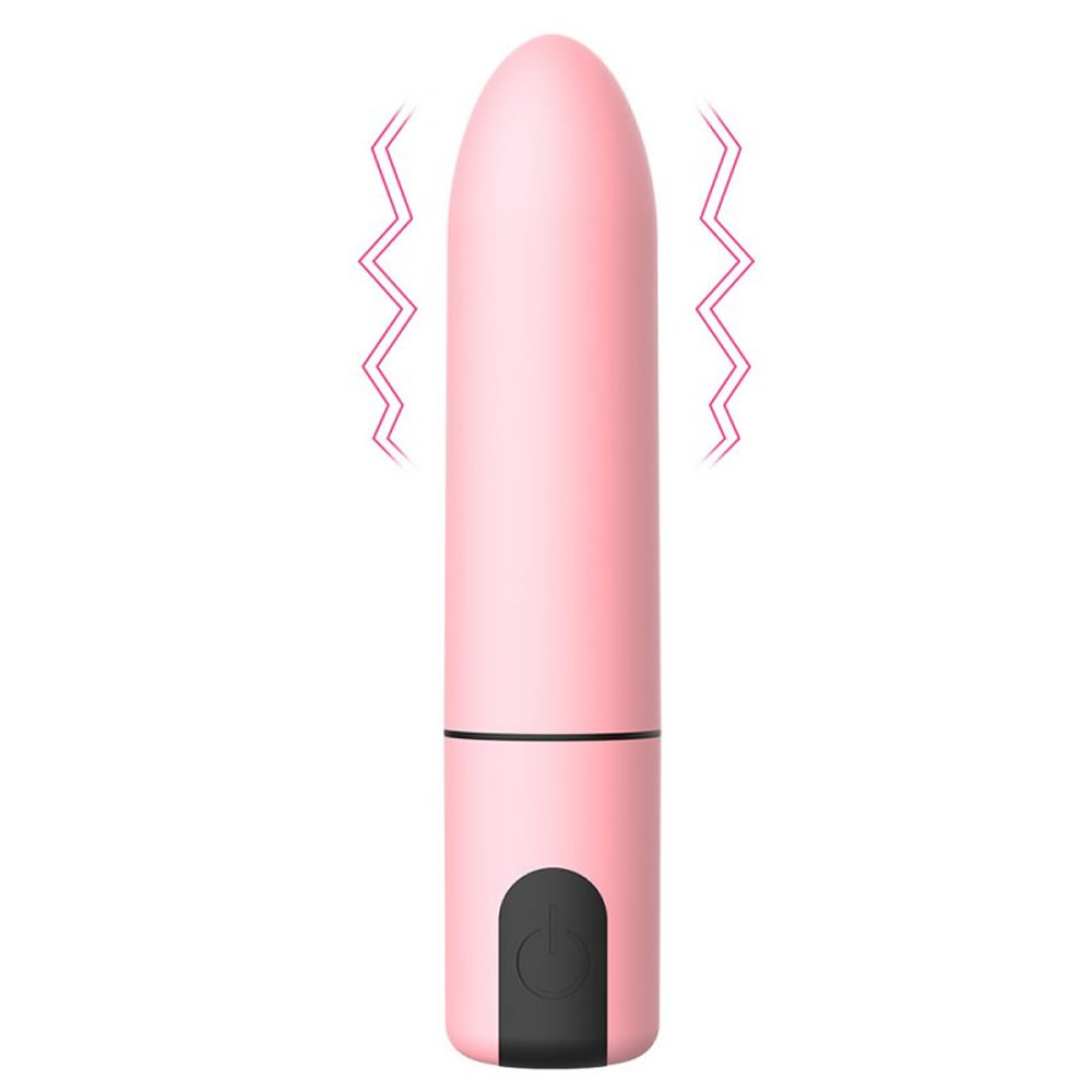 Lolita-eroti-shop-Bullet-vibrator-round-tip-pink-1 Vibracijski naboj z zaobljeno konico 7f