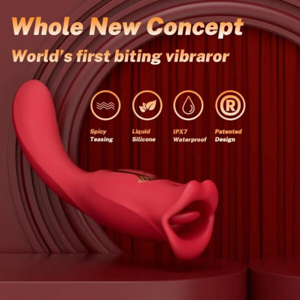Lolita-eroti-shop-Mouth-lip-biting-vibrator-with-g-spot-vibrator-4 Usta z jezičkom in G spot vibratorjem