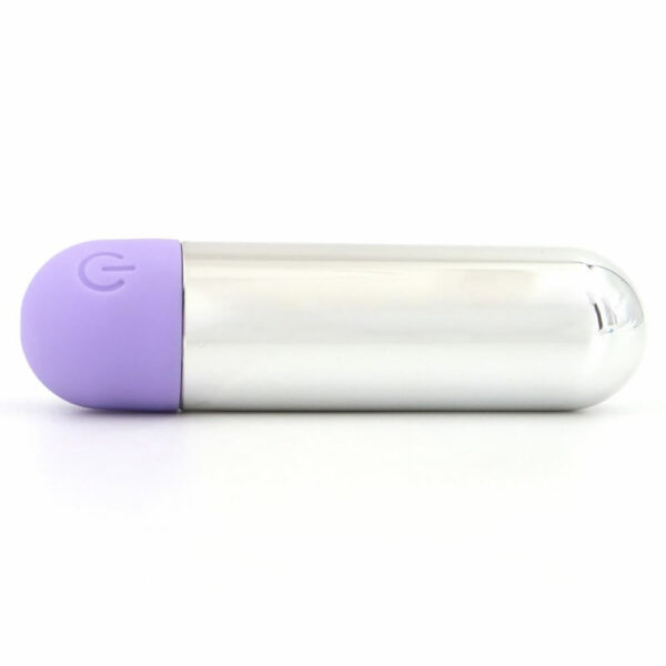 Žepni vibrator z 10 vzorci srebrn