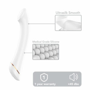 Flattened g-spot vibrator material