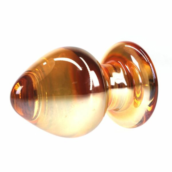 Lolita-erotic-shop-Almyty-glassbutt-plug-big-gold-3 Steklen analni čep Almyty XL
