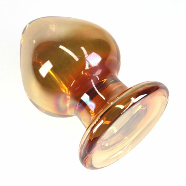 Lolita-erotic-shop-Almyty-glassbutt-plug-big-gold-4 Steklen analni čep Almyty XL