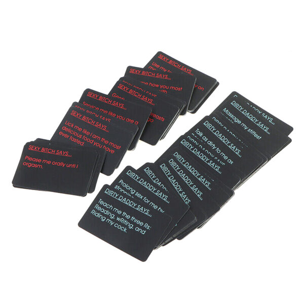 Erotična igra s kartami Bedroom commands