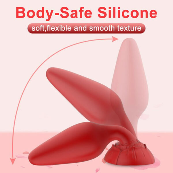 Lolita-erotic-shop-Butt-plug-set-rola-Rose-red-3 Komplet analnih čepov Rola Rose