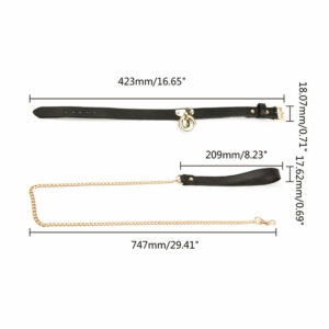 Ovratnica z O obročkom in povodcem Exquisite