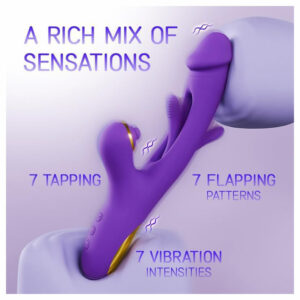 Tapkajoči vibrator s stimulacijo točke G