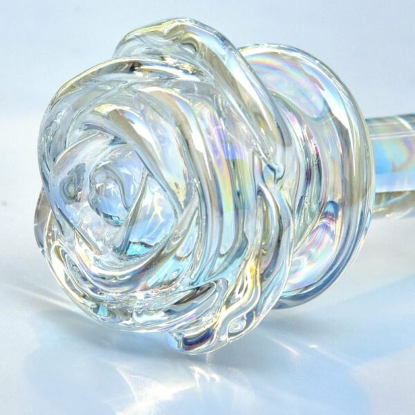 Lolita-erotic-shop-Flower-one-ball-glass-butt-plug-3 v