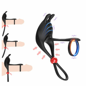 Lolita-erotic-shop-Hgod-remote-control-adjustable-c-ring-vibrator-1 Nastavljiv vibracijski obroček z daljincem Hgod