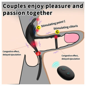 Lolita-erotic-shop-Hgod-remote-control-adjustable-c-ring-vibrator-4 Nastavljiv vibracijski obroček z daljincem Hgod