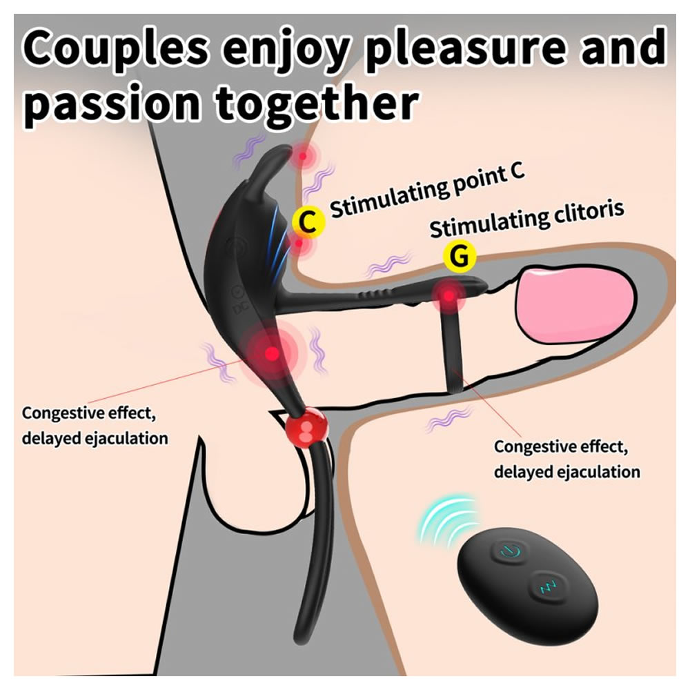 Lolita-erotic-shop-Hgod-remote-control-adjustable-c-ring-vibrator-4 Nastavljiv vibracijski obroček z daljincem Hgod