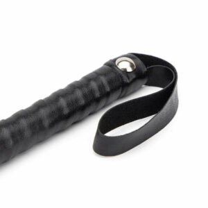 Bič z dolgim ročajem črn