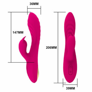 Lolita-erotic-shop-Melo-rabbit-vibrator-4 Rabbit vibrator z dvema motorjema Melo Amy