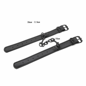 Ozke lisice s črno zaponko