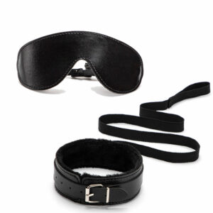 7 delni BDSM komplet Lichee črn