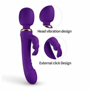 Rabbit vibrator in masažer v enem
