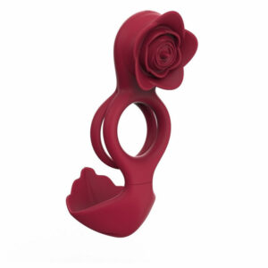 Rose Clit Stimulator Cock Ring